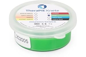 AFH WEBSHOP AFH Therapie Knete® MINI Fingertrainer Handtrainer | Therapieknete | Achtung: 15 g Döschen | 8 Stärken Widerstände