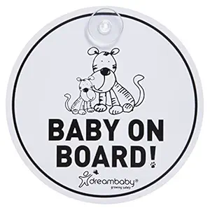 Dreambaby Baby On Board Sign, Tiger