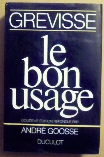 couverture de : Le bon usage