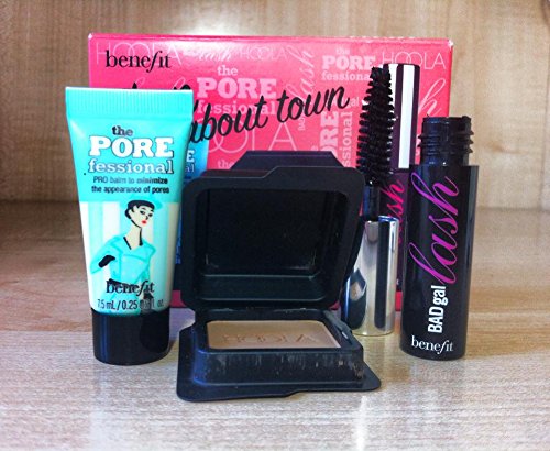 Benefit Tan About Town kit, Porefessional 7.5ml, Hoola Bronzer 3g, Bad Gal Mascara 4g