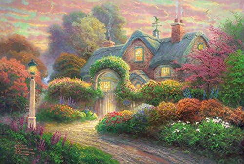 Adult Romantic Gifts Sakura Landscape Puzzle 1000 Children's Educational Toys Fun Casual Entertainment