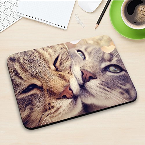 Katzen 10038, Kätzchen, Mousepad Anti Rutsch Unterseite für Optimalen Halt Kompatibel mit allen Maustypen (Kugel, Optisch, Laser) Ideal für Gamer und für Grafikdesigner. - 3