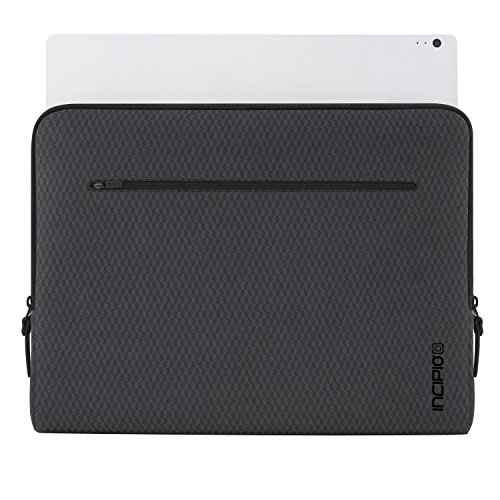 Incipio Ballard Sleeve für Microsoft Surface Book (alle Versionen) in schwarz – von Microsoft zertifizierte Schutzhülle [Außentasche | Reißverschluss | Neopren-Außenseite | Gepolstert | Verschiedene Farben] – MSB-101-BLK - 2