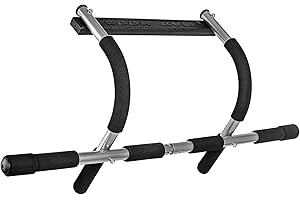 ‎MOVIT MOVIT Klimmzugstange für Türrahmen inkl. Schlaufen, Oberkörpertrainer ohne Schrauben Farbwahl, Türreckstange mit Softgriffen bis 100 kg