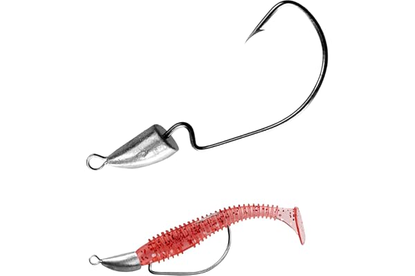 THKFISH Têtes Plombées Crochets Hameçon à Tête Plombée pour Pêche Leurres Souples