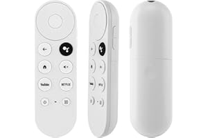 YIBICHIN Nouveau Télécommande Vocale pour Google Chromcast TV 2020 Snow 4K G9N9N GA01920, avec Netflix et Youtube Buttons