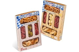 ‎PIKANTEN WURSTBARON® Salami Snack Selection Premium Set - Salami, Olive, Käse, Brezeln