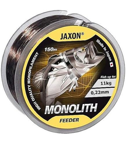 Jaxon Satori Lenza Per Pesca A Spinning 150m - Colore Grigio Trasparente - Alta Resistenza E Bassa Elasticità