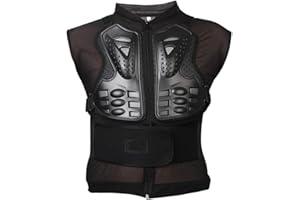IFIKK Veste Armure Moto Blouson Motard Gilet Sport Veste avec Protection Veste Motard Gilet Protection Dorsale Équipement de Moto Cross Scooter VTT Motocross Femme ou Homme