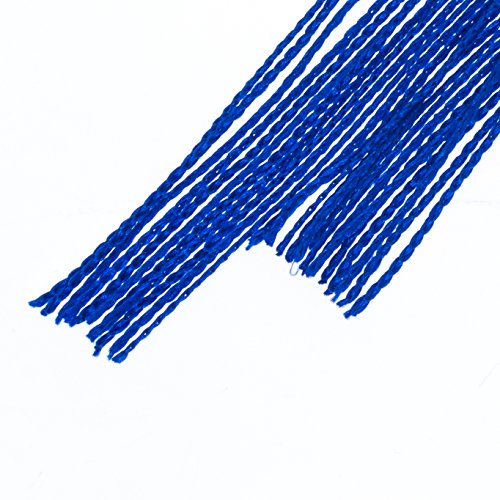 Smartfox Fadenvorhang, 140 x 250 cm in Weiß, Fadengardine Fadenstore Vorhang Schal Faden - 5