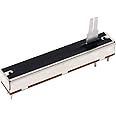 Electronic Spices SC458G A10k 75mm Dual Channel Linear Slide Potentiometers Pack of 1 Pcs