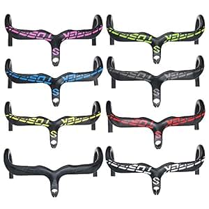 Guidon De Course En Carbone Et Alu ITM Hi Tech - Diamètre 31,8 Mm - Largeur 46 Cm - Occasion Bon état