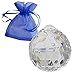 Produktbild SWAROVSKI STRASS Kristall-Kugel ø 40mm mit Geschenk-Beutel als Kronleuchter-Behang Fensterdeko Feng Shui Sonnenfänger und Wohn-Accessoires reich an Regenbogenfarben