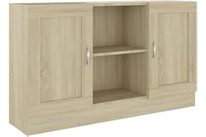 vidaXL Credenza Rovere Sonoma 120x30,5x70 cm in Legno Multistrato