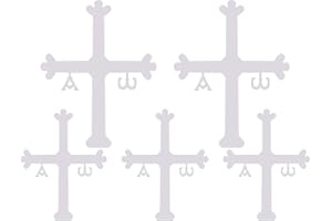 CUAC REVOLUTION 5 x Cruz Victoria Asturias Vinilo Pegatina Adhesivo Coche Moto ASTURIANA Decal (Blanco)