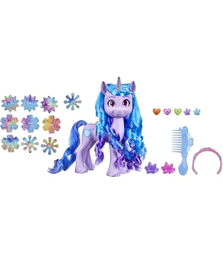Licorne Mignonne Simba 14 Cm - Cheveux Colorés à Coiffer, Peigne + Pinces Papillon, Jouet Sweet Pony Dès 3 Ans