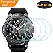 Price comparison product image CAVN Samsung Gear S3 Frontier & Classic Screen Protector [4 Packs], Tempered Glass Screen Protector [9H Hardness] [Anti-Scratch] [Anti-Fingerprint] [Ultra High Definition] [Anti-bubble] Crystal Shield Sreen Cover Saver for Samsung Gear S3 Frontier and Classic