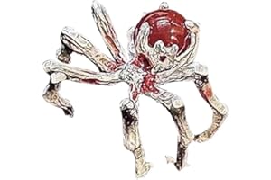 QKEPCY Gothic Spinnen Ringe,Open Vintage Punk Ringe,Punk Paarring mit Edelsteinen verstellbare Ringe,Halloween Tänze Partys Kostümzubehör Geschenk für Männer Frauen