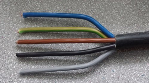 Preisvergleich Produktbild Erdkabel NYY-J 5x4 qmm 25 meter Ring