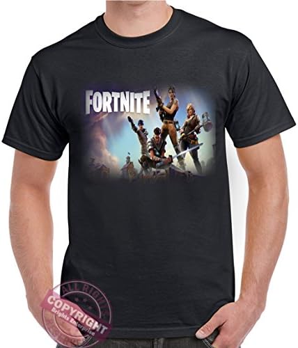 Fortnite Battle Royale Save The World from our unique novelty tshirt range. An original Birthday or Christmas stocking filler gift idea for mum, dad, sister, brother or even your nan ! (XXLarge)