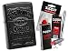 Produktbild Zippo Feuerzeug Jack Daniels BLACK in BLACK & Zubehör XL + Stabfeuerzeug Chrome Brushed