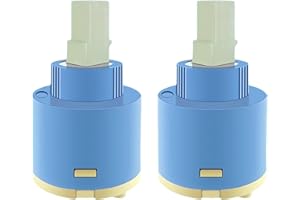 GMXJGZ 2pcs Kartusche 35mm Kompatibel Mit Blanco Kartusche Wasserhahn Kartusche Ersatzkartusche Kartusche FüR Einhebelmischer Keramikkartusche Mischbatterie Kartusche Ersatzkartusche Armaturen Kartusche