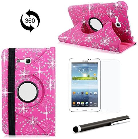 Amo® Diamond 360 Case (Amazon Kindle Fire HD 8.9, Hot Pink)
