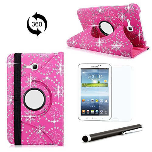 Amo® Diamond 360 Case (Amazon Kindle Fire HD 8.9, Hot Pink)