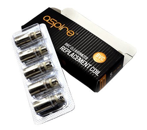 Geniue Aspire Paquet De 5 BVC Bobines pour K1, ET, ET-S, Mini Nova, Vivi nova & CE 5 - 1,8 ohm