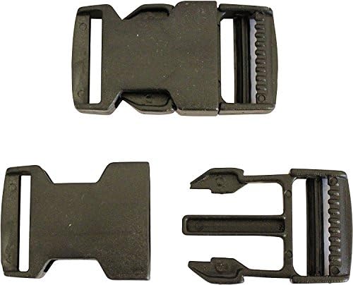 Natthom PLASTIC DELRIN SIDE RELEASE BUCKLES CLIPS FOR WEBBING - 20MM/25MM/50MM (20mm)