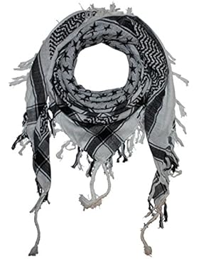 Superfreak® Palituch mit Sterne-Muster°PLO Schal°100x100 cm°Pali Palästinenser Arafat Tuch°100% Baumwolle – alle...