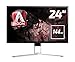 Price comparison product image AOC AG241QX 24-Inch AGON Series Gaming  Monitor, 1 ms Response Time, VGA, HDMI, Display Port, DVI-D, 4 x USB Ports, Black