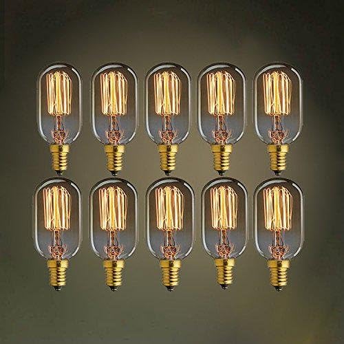 Pack of 10 Antique Retro Edisons T45 E27 40 W Light Bulb Light Bulb (220 ~ 240 V)