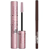 Maybelline New York Lasting Drama Automatic Liner Eyeliner - Brown Sugar & Lash Sensational Sky High Brown Mascara Makeup