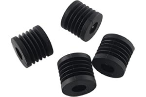 BCZAMD Bambo Lab X1 P1P uniwersalne gumowe nóżki do drukarki 3D, 10,3 g, czarna, amortyzująca wstrząsy, antypoślizgowa mata redukująca hałas, trwała redukcja wibracji, odporne na zużycie, 4 szt