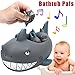 Produktbild mxjeeio Badewanne 4pcs Shark und Squirting Badespielzeug Rubber Animals Meerestiere,Indoor Outdoor Beach Fun Spielzeug Familie Badewanne Pals Schwimm Badewanne Spielzeug für Kinder