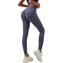 Leggings Yoga Donna Vita Alta – Scrunched Booty, Texturizzati Anticellulite, KIWI RATA