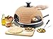 Produktbild Emerio Pizzaofen, PIZZARETTE das Original, handgemachte Terracotta Tonhaube, patentiertes Design, für Mini-Pizza, echter Familien-Spaß für 4 Personen, PO-112135