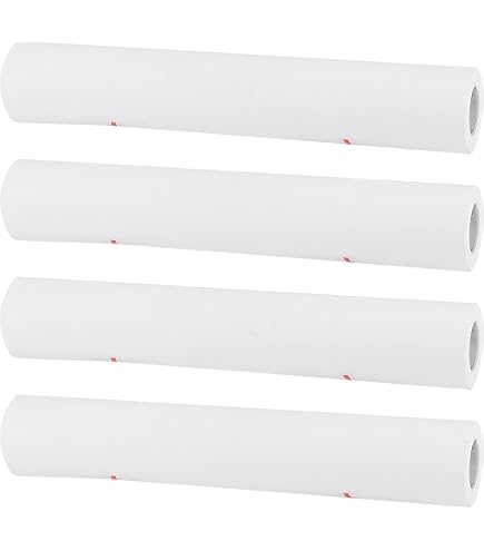 KEILEOHO Lot 3 Rouleaux Papier Dessin Blanc 30 Cm X 15 M – 70g, Idéal Croquis, Peinture, Chevalet, Écriture