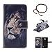 Produktbild Schutzhülle für Microsoft Lumia 630, GOCDLJ Ultra Thin PU Leder Flip Cover Muster Tasche Ledertasche Handytasche Hülle für Nokia N630 Buchstil Handyhülle Protective Case Etui Bumper Schale Wallet vollständig schützende mit Magnetverschluss Ständerfunktion ID Karte Slots Pouch Soft Silikon Backcover Rückseite shell kunstlederhülle + Chinesischer Stil Rote Armbänder Design Löwe