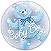 Produktbild Double Bubbles Kunstoffballon mit Heliumgefüllt ca. 61cm Teddybär Baby Boy