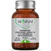 VeNatura Magnezyum (Bisglisinat+Sitrat) ve P5P (Vitamin B6) 60 Kaps&uuml;l