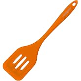 Fackelmann Spatula with Slots, Frying and Griddle, Soft Touch Silicone, Resistant up to 230&ordm;C, Dishwasher Safe, Assorted Colo