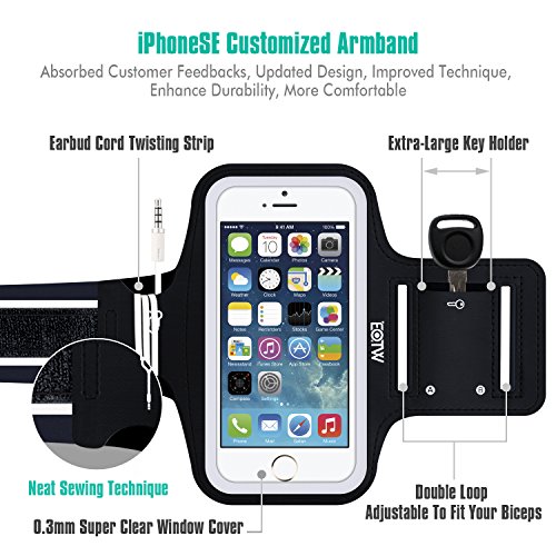 EOTW Brazalete Deportivo para iPhone Sumsang Huawei BQ Negro Brazalete para Samsung SE 4 0pulgadas reviews EOTW Brazalete Deportivo para iPhone Sumsang Huawei BQ Negro Brazalete para Samsung SE 4 0pulgadas