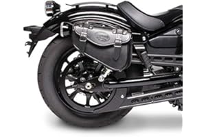 BS-Motoparts Satteltasche für Hyosung Aquila GV 125 Arizona Schwarz rechts