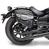 honda shadow vt 600 Anbringung wahlweise am Rahmen, an der Schwinge, an Heckbügeln etc. Gefertigt aus hochwertigem Kunstleder, exakt genäht, sehr robust mit Materialstärke 7mm. Wasserabweisende Beschichtung sorgt für Standhaftigkeit bei äußeren Witterungseinflüssen