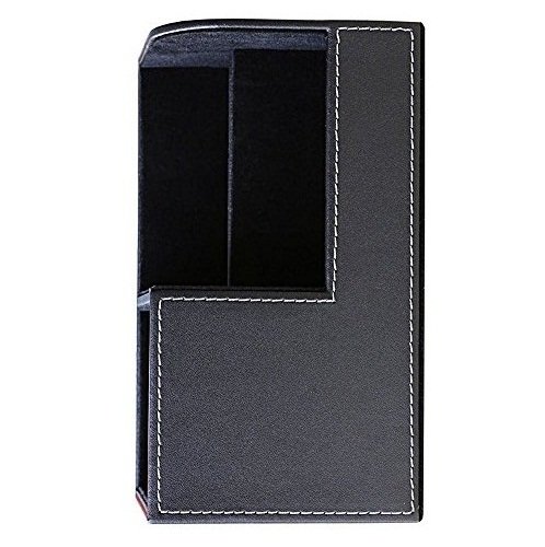 Cosanter 3 Compartimento Multifuncional Cl  sica Organizador de Despacho de Piel Sint  tica Color Negro 