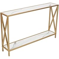 Priti p- Engineered Wood 2 Tier Console Table | End Table Side Table Console Table for Living Room Hall Bedroom Office | Mult