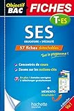 Objectif Bac Fiches Détachables SES TºES