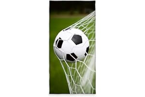 ‎HERDING Herding Fußball Badetuch, Young Collection, 75 x 150 cm, Baumwolle, Mehrfarbig